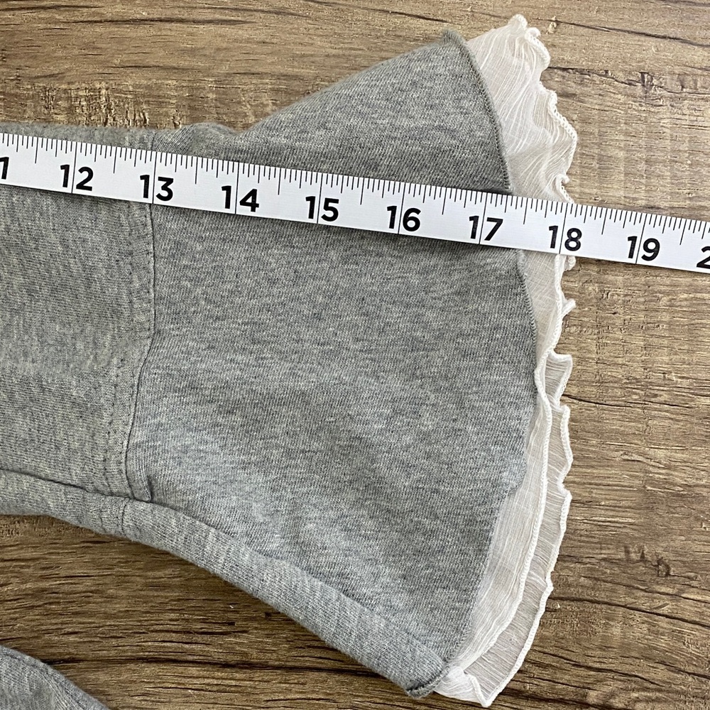 Insight Gray Ruffled Women's Blazer - Picture 8 of 9